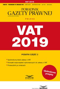 VAT 2019 Podatki cz.2 - Opracowanie zbiorowe - ebook