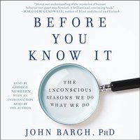 Before You Know It - John Bargh - audiobook