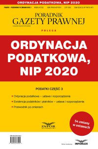 Ordynacja podatkowa, NIP 2020 - Opracowanie zbiorowe - ebook