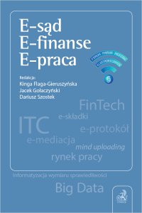 E-sąd. E-finanse. E-praca - Kinga Flaga-Gieruszyńska - ebook