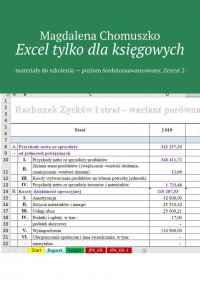 Excel tylko dla księgowych Zeszyt 2 - Magdalena Chomuszko - ebook