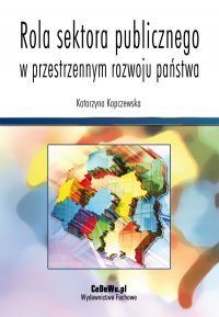Rola sektora publicznego w przestrzennym rozwoju państwa - Katarzyna Kopczewska - ebook