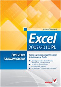 Excel 2007/2010 PL. Ćwiczenia zaawansowane - Krzysztof Masłowski - ebook