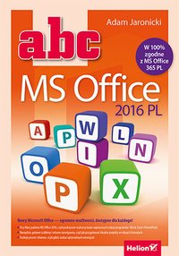 ABC MS Office 2016 PL - Adam Jaronicki - ebook