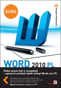 Word 2010 PL. Kurs - Grzegorz Kowalczyk - ebook