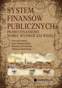 System finansów publicznych. Prawo finansowe wobec wyzwań XXI wieku - Anna Dobaczewska - ebook