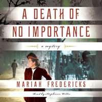 Death of No Importance - Mariah Fredericks - audiobook