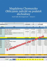 Obliczanie zaliczki na podatek dochodowy - Magdalena Chomuszko - ebook