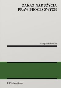 Zakaz nadużycia praw procesowych - Grzegorz Kamieński - ebook