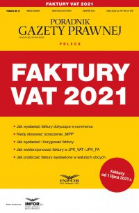 Faktury VAT 2021 - Opracowanie zbiorowe - ebook