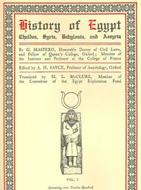 History of Egypt, Chaldea, Syria, Babylonia, and Assyria, Vol. 1 - G. Maspero - ebook