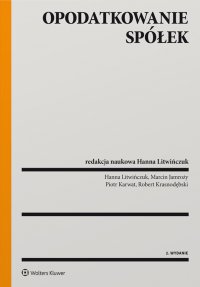 Opodatkowanie spółek - Hanna Elżbieta Litwińczuk - ebook