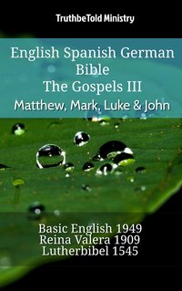English Spanish German Bible - The Gospels III - Matthew, Mark, Luke & John - TruthBeTold Ministry - ebook