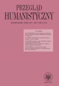 Przegląd Humanistyczny 2021/4 (475) - Lech M. Nijakowski - eprasa