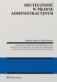Skuteczność w prawie administracyjnym - Czesław Martysz - ebook