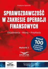 Sprawozdawczość w zakresie operacji finansowych - Krystyna Gąsiorek - ebook