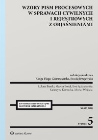 Wzory pism procesowych w sprawach cywilnych i rejestrowych z objaśnieniami - Tomasz Aniukiewicz - ebook
