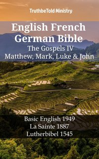 English French German Bible - The Gospels IV - Matthew, Mark, Luke & John - TruthBeTold Ministry - ebook