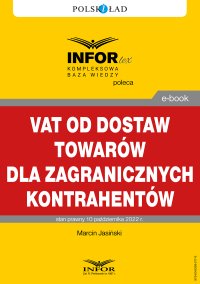 VAT od dostaw towarów dla zagranicznych podatników - Marcin Jasiński - ebook