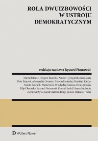 Rola dwuizbowości w ustroju demokratycznym - Konrad Rydel - ebook