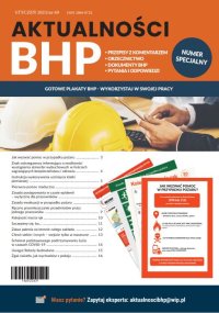 Aktualności BHP. Numer specjalny. Gotowe plakaty BHP - Wykorzystaj w swojej pracy - Opracowanie zbiorowe - ebook