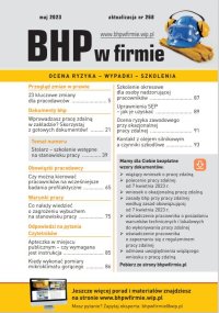 BHP w firmie. Maj 2023 - Opracowanie zbiorowe - ebook