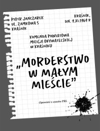 Morderstwo w małym mieście - Piotr Janczarek - ebook