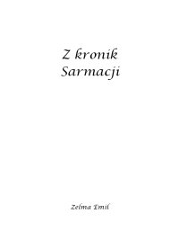 Z kronik Sarmacji - Emil Zelma - ebook