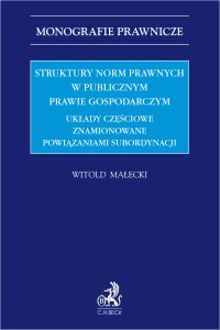 Struktury norm prawnych w publicznym prawie gospodarczym. Układy częściowe znamionowane powiązaniami subordynacji - Witold Małecki - ebook