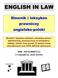 English in Law - Jacek Gordon - ebook