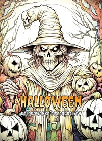 Halloween - Kolorowanka dla dorosłych - Inkognito Human - ebook