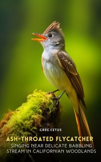 Ash-throated Flycatcher Singing Near Delicate Babbling Stream in Californian Woodlands - Greg Cetus - audiobook
