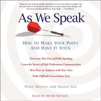 As We Speak - Peter Meyers - audiobook