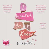 I Wanted You to Know - Laura Person - audiobook