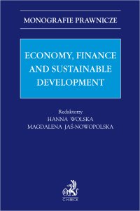 Economy finance and sustainable development - Magdalena Jaś-Nowopolska - ebook