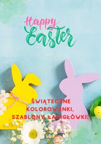 Happy Easter. Wielkanocne kolorowanki, szablony i łamigłówki - Doris Parsley - ebook