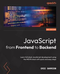JavaScript from Frontend to Backend - Eric Sarrion - ebook