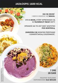 Magia diety - Jadłospis 1600 kcal - wersja odpowiednia dla wegan i wegetarian - Marlena Kostrzewska - ebook