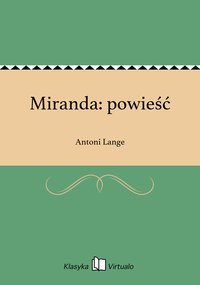 Miranda: powieść - Antoni Lange - ebook
