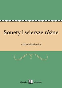 Sonety i wiersze różne - Adam Mickiewicz - ebook