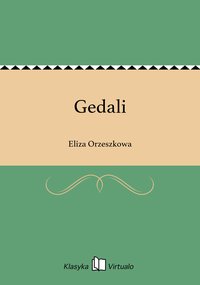 Gedali - Eliza Orzeszkowa - ebook
