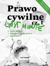 Last minute. Prawo cywilne. Część 1 - Bogusław Gąszcz - ebook