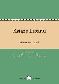 Książę Libanu - Gérard De Nerval - ebook