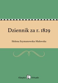 Dziennik za r. 1829 - Helena Szymanowska-Malewska - ebook