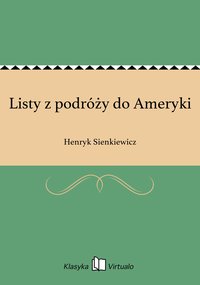 Listy z podróży do Ameryki - Henryk Sienkiewicz - ebook