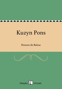 Kuzyn Pons - Honore de Balzac - ebook