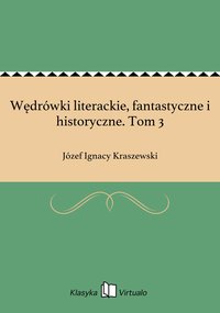 Wędrówki literackie, fantastyczne i historyczne. Tom 3 - Józef Ignacy Kraszewski - ebook