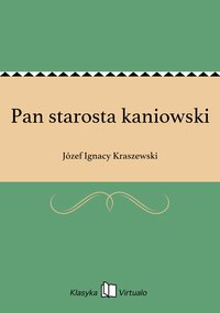 Pan starosta kaniowski - Józef Ignacy Kraszewski - ebook