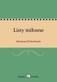 Listy miłosne - Marianna D'Alcoforado - ebook