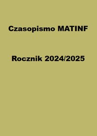 Rocznik Czasopisma MATINF 2024/2025 - Redakcja Czasopisma MATINF - ebook